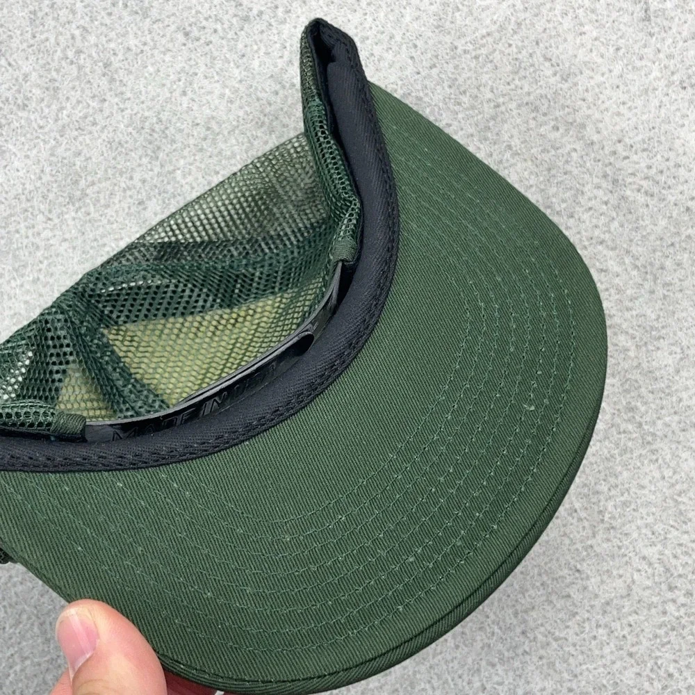 Vintage National Park Service Trucker Hat Cap SnapBack 80s 90s Nature USA Green